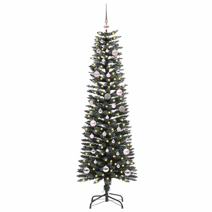 Brad de Crăciun artificial cu 150 LED Verde 43 x 43 x 150 cm - WALTI WALTI