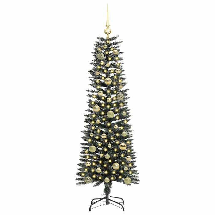 Brad de Crăciun artificial cu 150 LED Verde 43 x 43 x 150 cm - WALTI WALTI