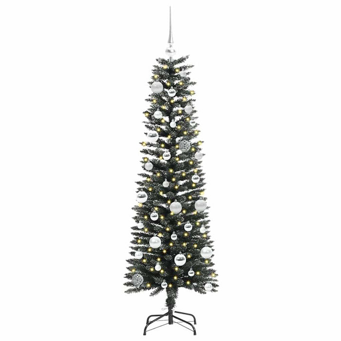 Brad de Crăciun artificial cu 150 LED Verde 43 x 43 x 150 cm - WALTI WALTI