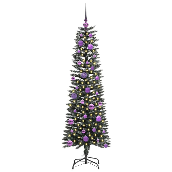 Brad de Crăciun artificial cu 150 LED Verde 43 x 43 x 150 cm - WALTI WALTI