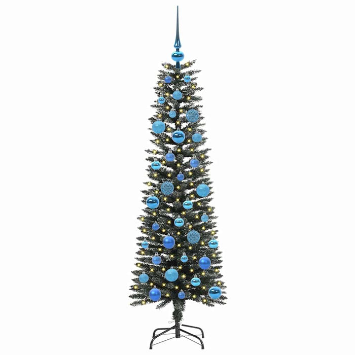 Brad de Crăciun artificial cu 150 LED Verde 43 x 43 x 150 cm - WALTI WALTI