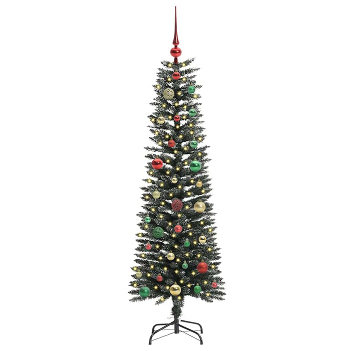 Brad de Crăciun artificial cu 150 LED Verde 43 x 43 x 150 cm - WALTI WALTI