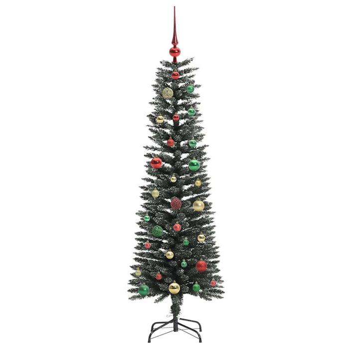 Brad de Crăciun artificial cu 150 LED Verde 43 x 43 x 150 cm - WALTI WALTI