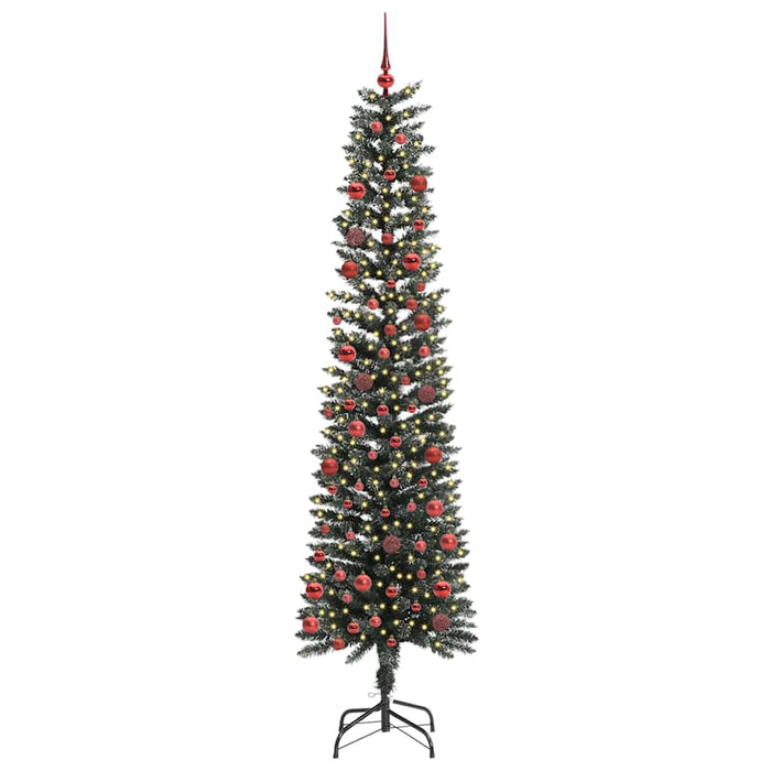 Brad de Crăciun artificial cu 300 LED Verde 58 x 58 x 210 cm - WALTI WALTI