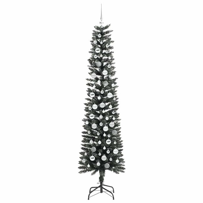 Brad de Crăciun artificial Verde 210 cm PVC și Plastic și Oțel - WALTI WALTI