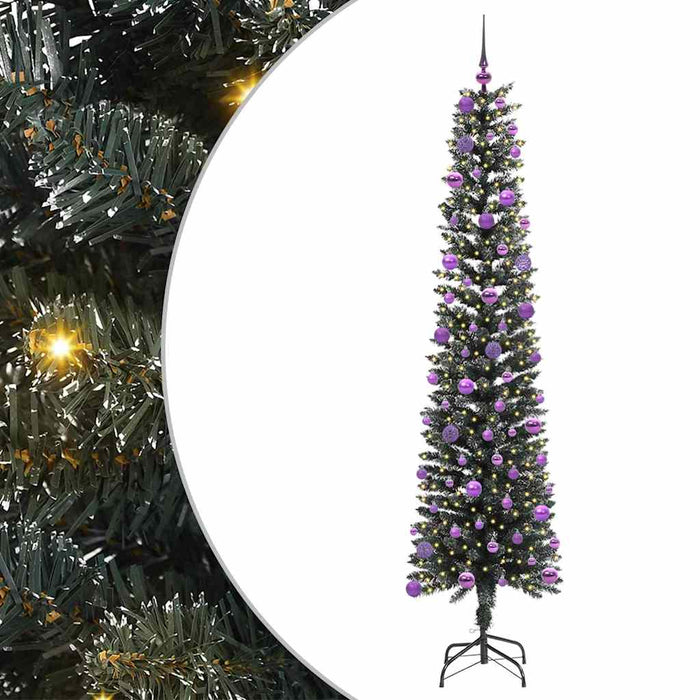 Brad de Crăciun artificial cu 300 LED Verde 58 x 58 x 240 cm - WALTI WALTI