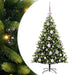 Pom de Crăciun Artificial cu Ramuri Hinge, 150 LED-uri 120 cm - WALTI WALTI