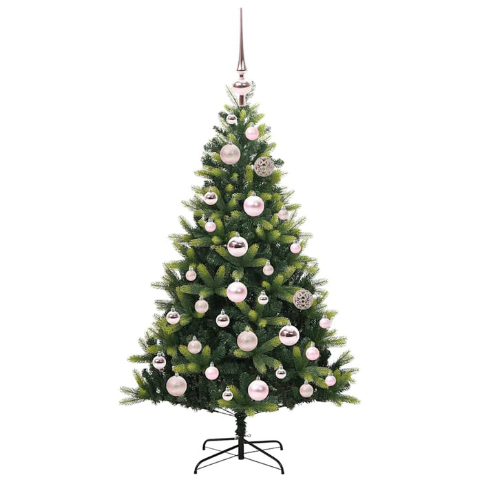 Pom de Crăciun Artificial cu Ramuri Hinge, 150 LED-uri 120 cm - WALTI WALTI