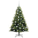 Pom de Crăciun Artificial cu Ramuri Hinge, 150 LED-uri 120 cm - WALTI WALTI