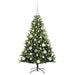 Pom de Crăciun Artificial cu Ramuri Hinge, 150 LED-uri 120 cm - WALTI WALTI