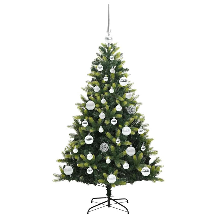 Pom de Crăciun Artificial cu Ramuri Hinge, 150 LED-uri 120 cm - WALTI WALTI