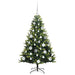 Pom de Crăciun Artificial cu Ramuri Hinge, 150 LED-uri 120 cm - WALTI WALTI