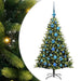Pom de Crăciun Artificial cu Ramuri Hinge, 150 LED-uri 120 cm - WALTI WALTI