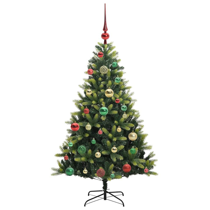 Pom de Crăciun Artificial cu Ramuri Hinge, 150 LED-uri 120 cm - WALTI WALTI
