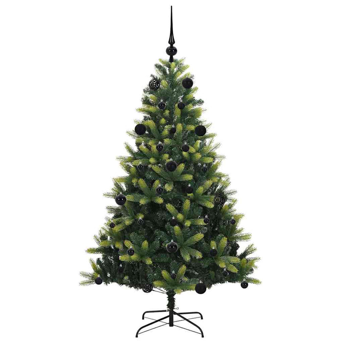 Pom de Crăciun Artificial cu Ramuri Hinge, 150 LED-uri 150 cm - WALTI WALTI
