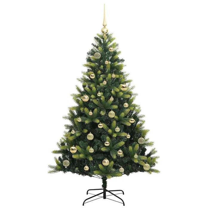 Pom de Crăciun Artificial cu Ramuri Hinge, 150 LED-uri 150 cm - WALTI WALTI