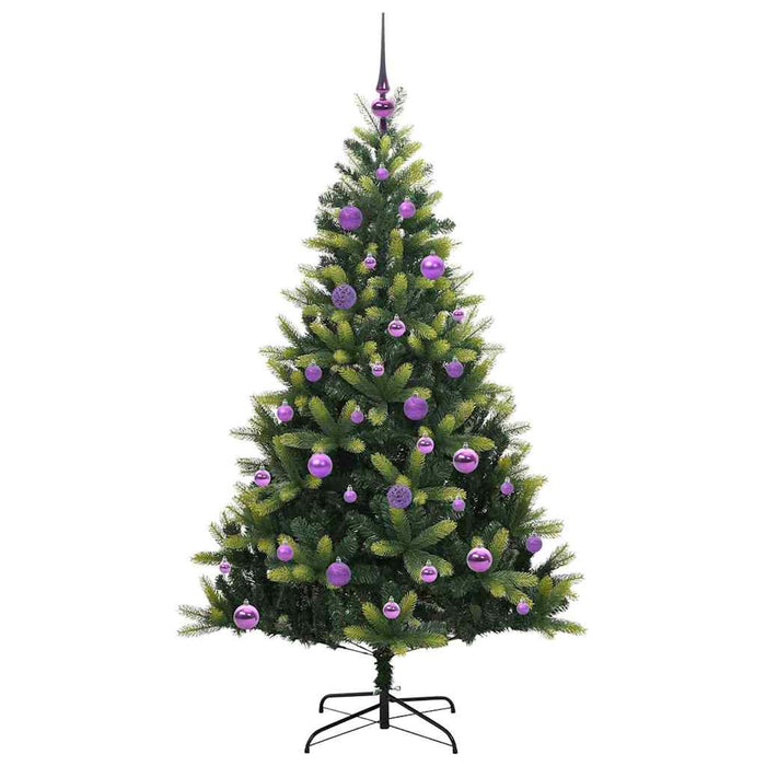Pom de Crăciun Artificial cu Ramuri Hinge, 150 LED-uri 150 cm - WALTI WALTI