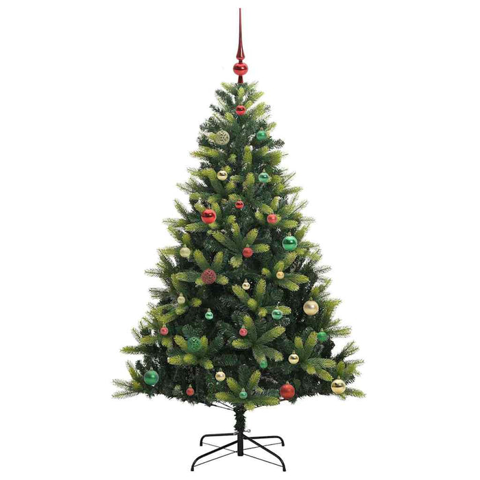 Pom de Crăciun Artificial cu Ramuri Hinge, 150 LED-uri 150 cm - WALTI WALTI