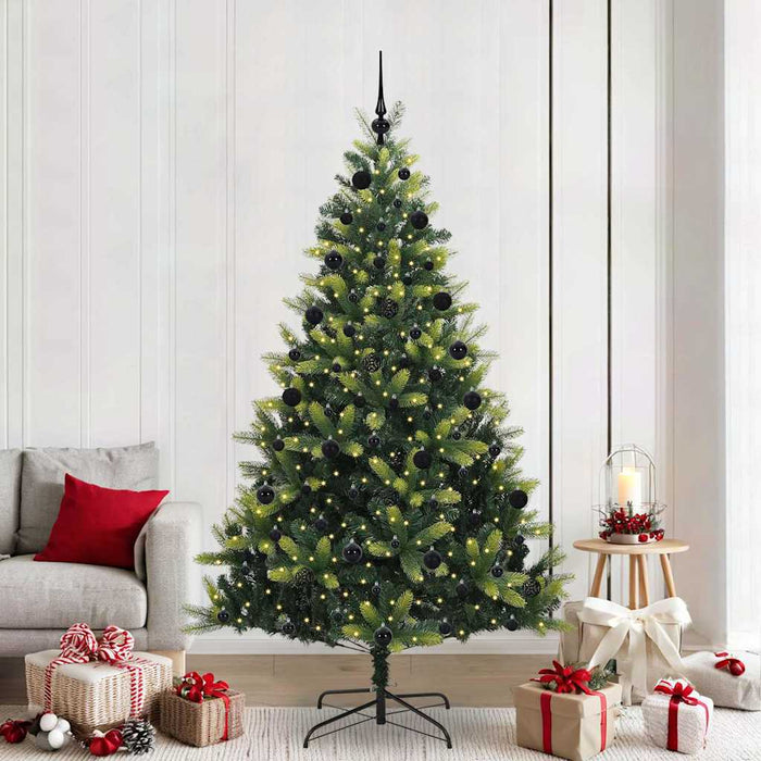 Brad de Crăciun artificial cu ramuri articulare 300 LEDs 210 cm - WALTI WALTI