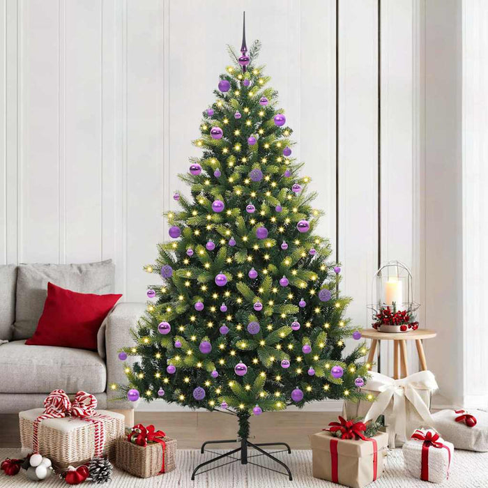 Brad de Crăciun artificial cu ramuri articulare 300 LEDs 210 cm - WALTI WALTI