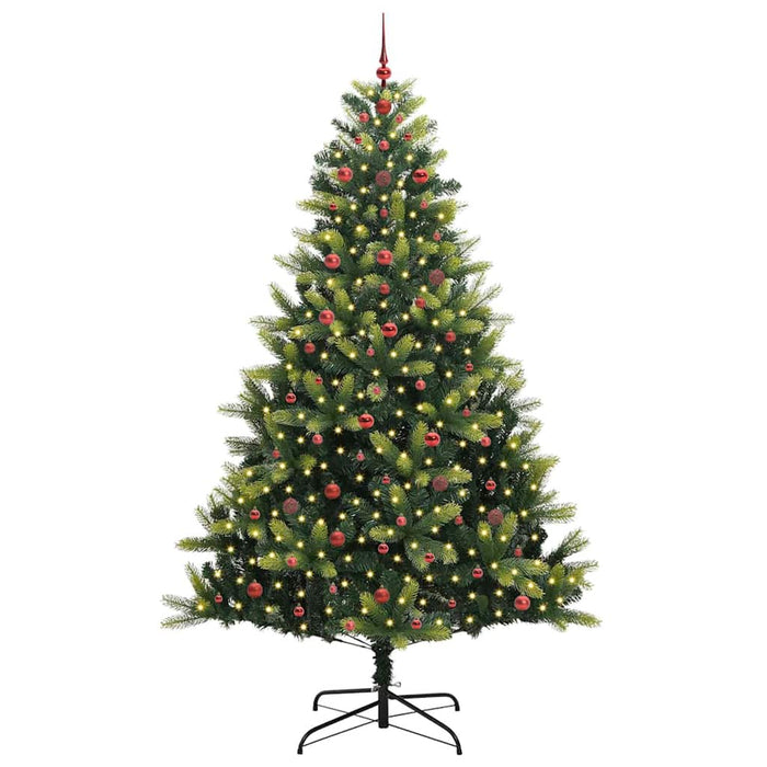 Brad de Crăciun artificial cu ramuri articulare 300 LEDs Verde WALTI
