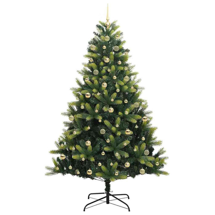 Brad de Crăciun artificial cu ramuri articulare 300 LEDs Verde - WALTI WALTI