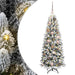 Brad de Crăciun artificial cu 150 LED cu suport Alb 120 cm - WALTI WALTI