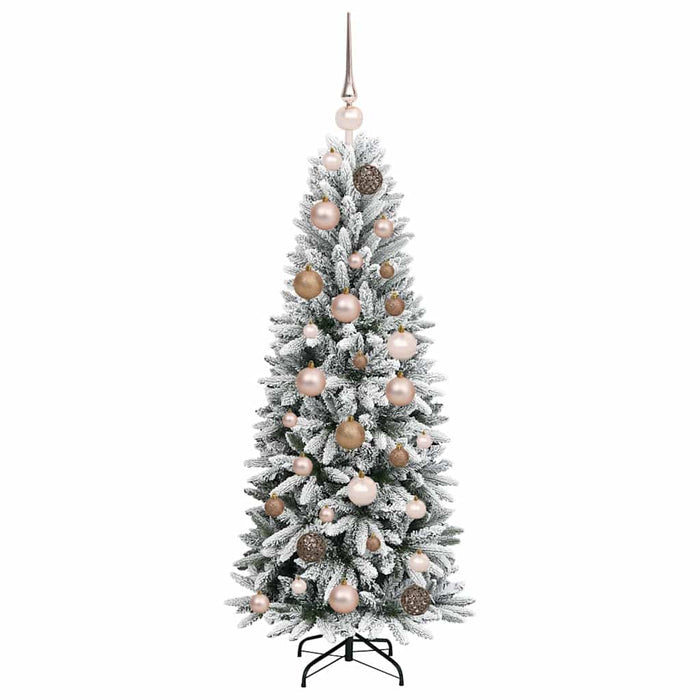 Brad de Crăciun artificial cu 150 LED cu suport Alb 120 cm - WALTI WALTI