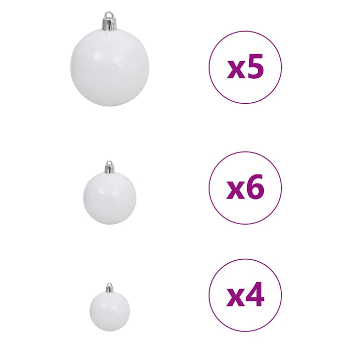 Brad de Crăciun artificial Alb 120 cm PVC - WALTI WALTI