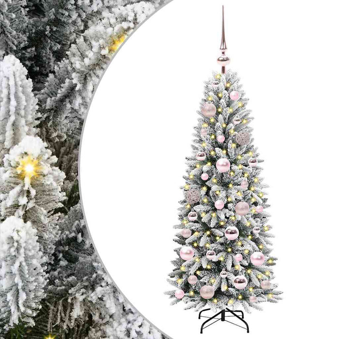 Brad de Crăciun artificial cu 150 LED Alb 53 x 53 x 120 cm - WALTI WALTI