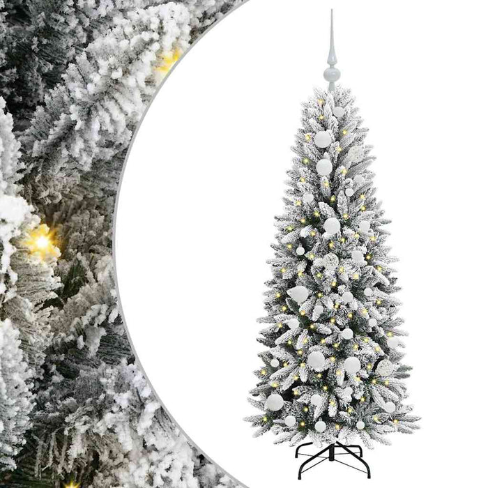 Brad de Crăciun artificial cu 150 LED Alb 53 x 53 x 120 cm - WALTI WALTI