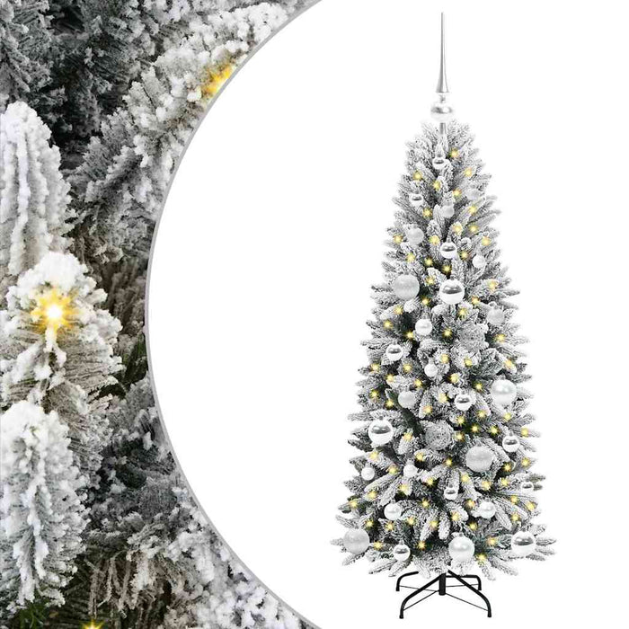 Brad de Crăciun artificial cu 150 LED Alb 53 x 53 x 120 cm - WALTI WALTI
