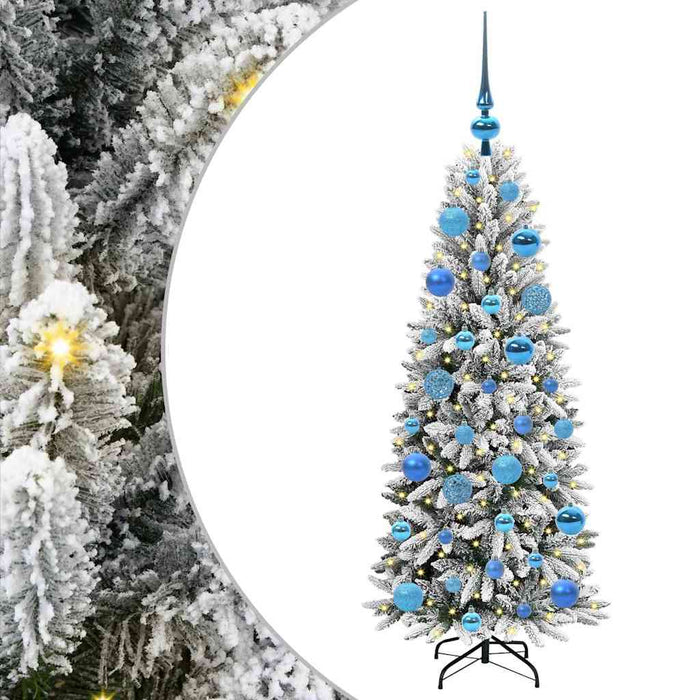Brad de Crăciun artificial cu 150 LED Alb 53 x 53 x 120 cm - WALTI WALTI