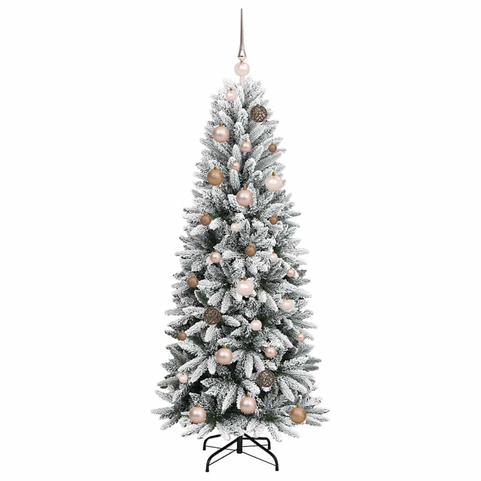 BraddeCrăciunartificial cu lumini cu bandă LED Alb 150cm PVC - WALTI WALTI
