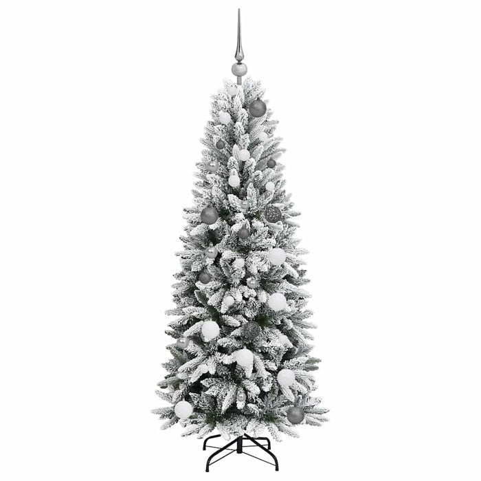 BraddeCrăciunartificial cu lumini cu bandă LED Alb 150cm PVC - WALTI WALTI