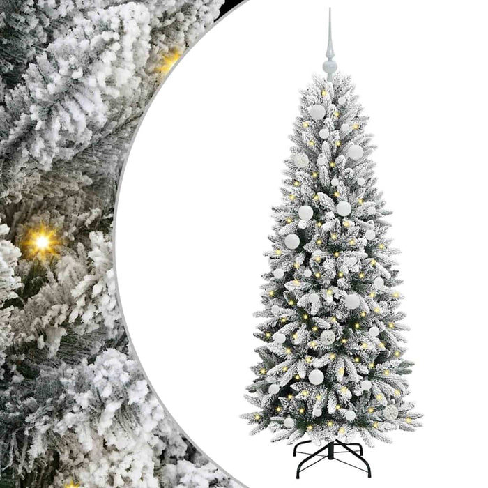 Brad de Crăciun artificial cu 150 LED Alb 63 x 63 x 150 cm - WALTI WALTI