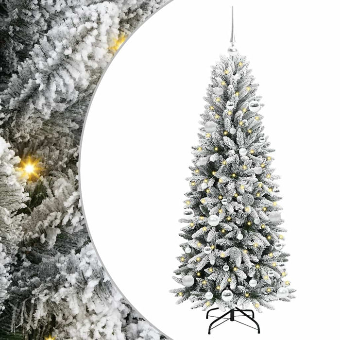 Brad de Crăciun artificial cu 150 LED Alb 63 x 63 x 150 cm - WALTI WALTI