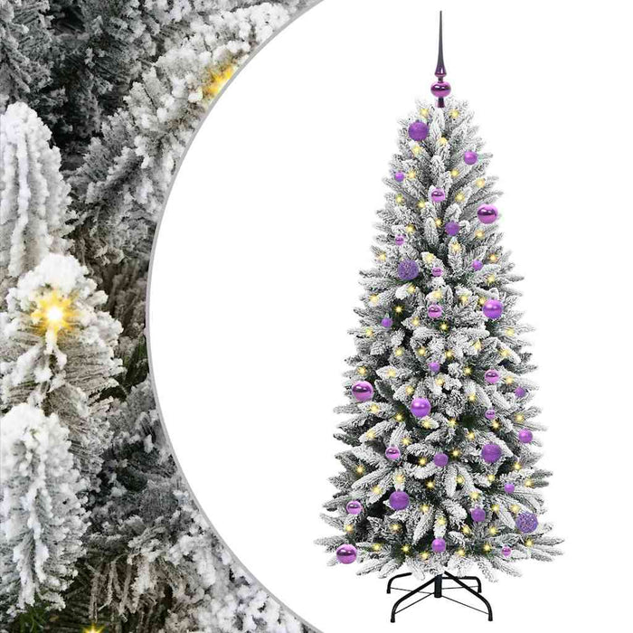 Brad de Crăciun artificial cu 150 LED Alb 63 x 63 x 150 cm - WALTI WALTI