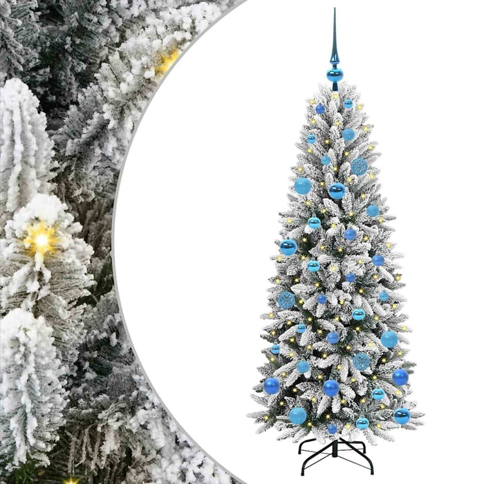 Brad de Crăciun artificial cu 150 LED Alb 63 x 63 x 150 cm - WALTI WALTI