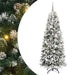Brad de Crăciun artificial cu 300 LED cu suport Alb 180 cm - WALTI WALTI