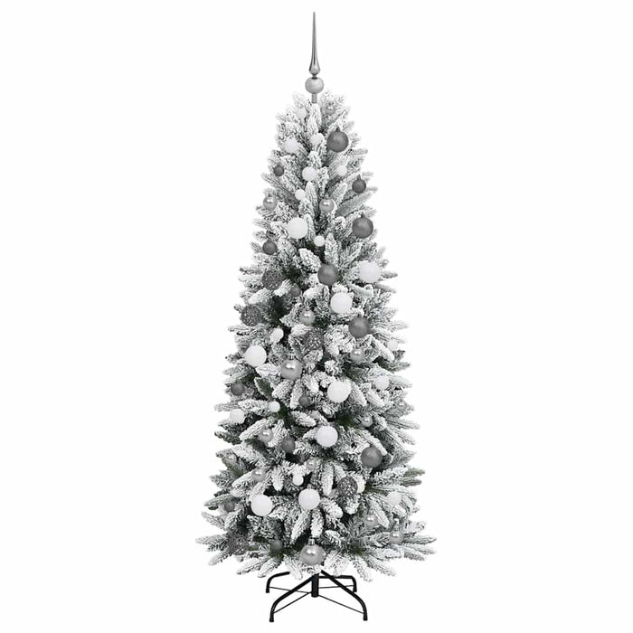 Brad de Crăciun artificial cu 300 LED cu suport Alb 180 cm - WALTI WALTI