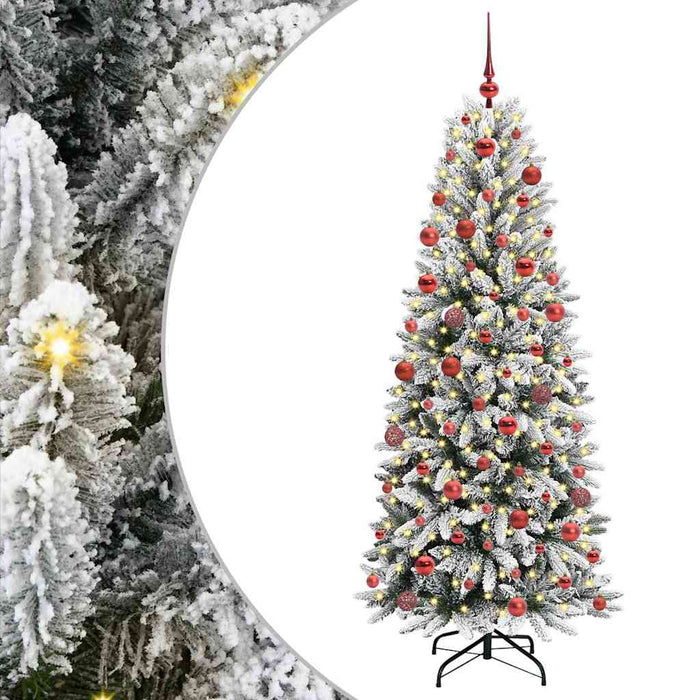 Brad de Crăciun artificial cu 300 LED Alb 73 x 73 x 180 cm - WALTI WALTI