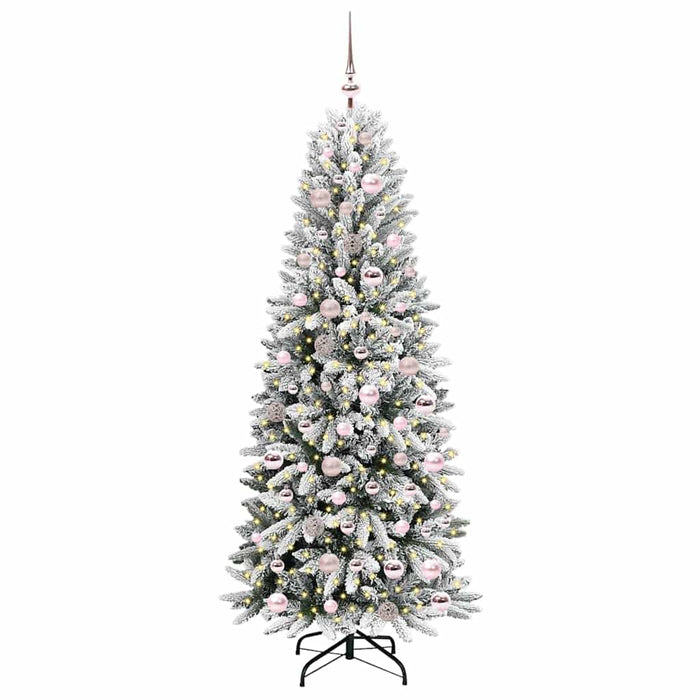 Brad de Crăciun artificial cu 300 LED Alb 73 x 73 x 180 cm - WALTI WALTI