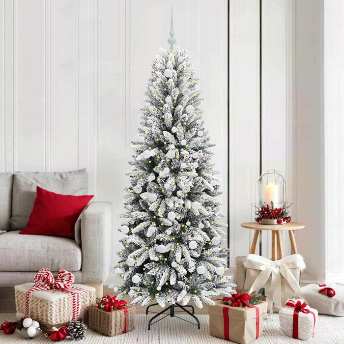 Brad de Crăciun artificial cu 300 LED Alb 73 x 73 x 180 cm - WALTI WALTI