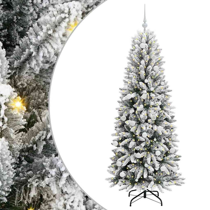 Brad de Crăciun artificial cu 300 LED Alb 73 x 73 x 180 cm - WALTI WALTI