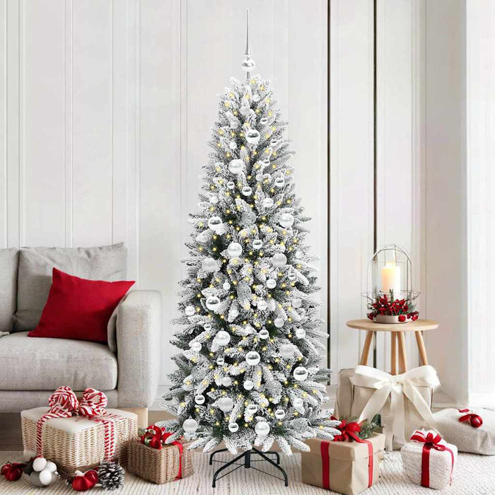 Brad de Crăciun artificial cu 300 LED Alb 73 x 73 x 180 cm - WALTI WALTI