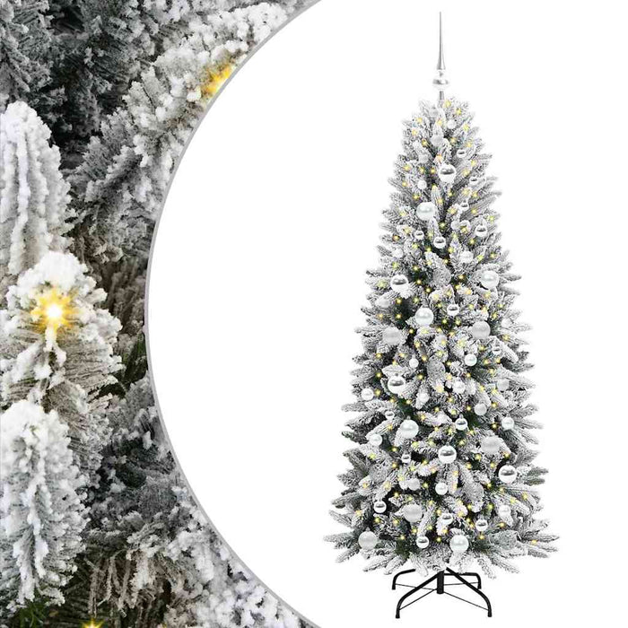 Brad de Crăciun artificial cu 300 LED Alb 73 x 73 x 180 cm - WALTI WALTI