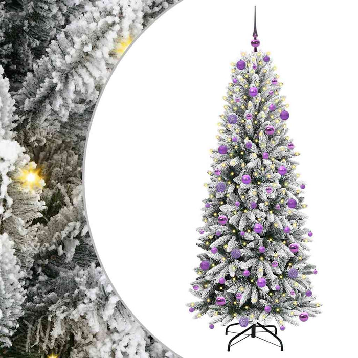 Brad de Crăciun artificial cu 300 LED Alb 73 x 73 x 180 cm - WALTI WALTI