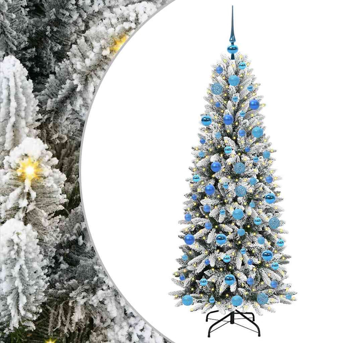 Brad de Crăciun artificial cu 300 LED Alb 73 x 73 x 180 cm - WALTI WALTI