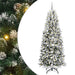 Brad de Crăciun artificial cu 300 LED cu suport Alb 210 cm - WALTI WALTI